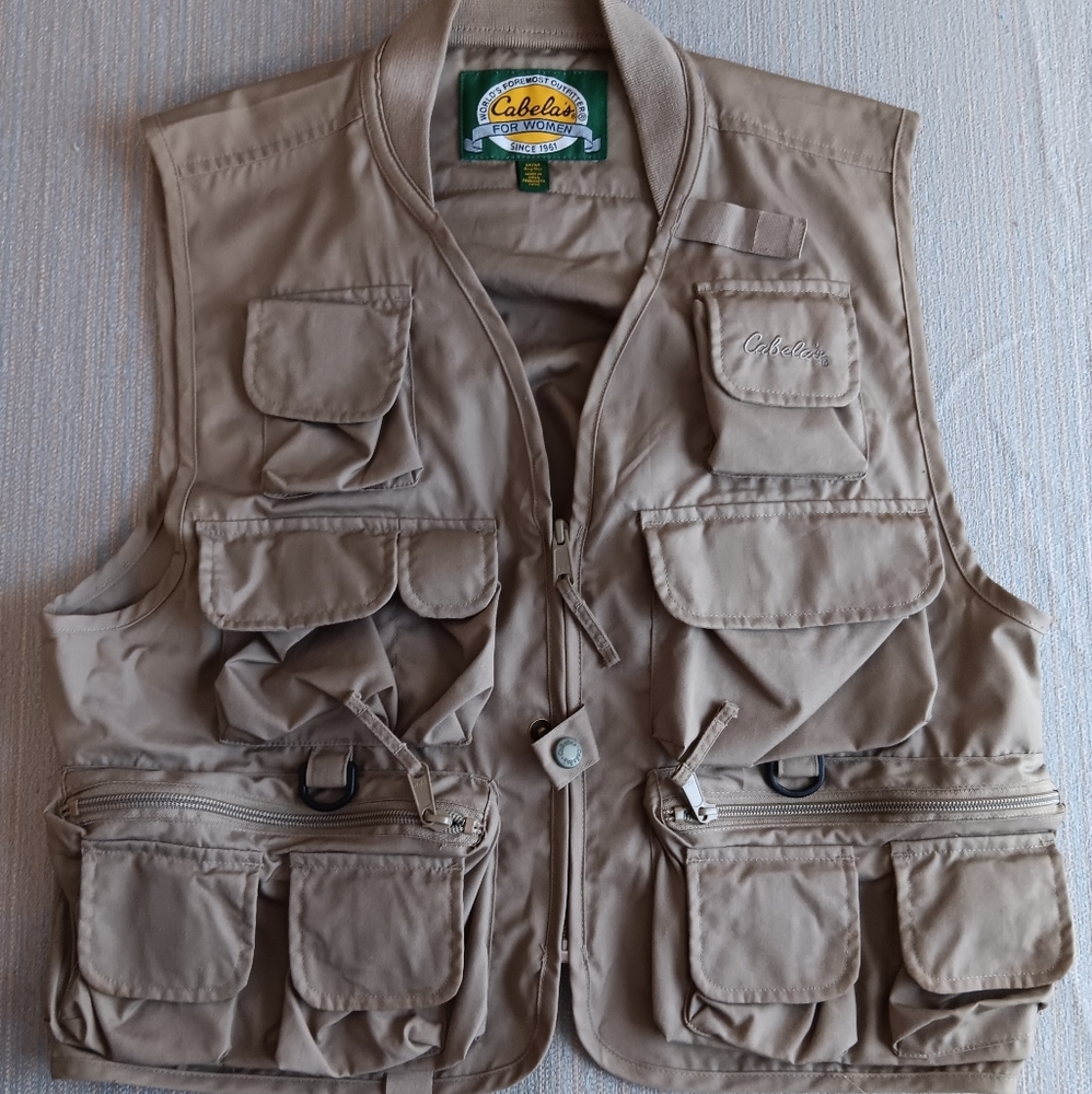 Cabela's Women Gallatin Strap Fly Fishing Vest, Size Medium